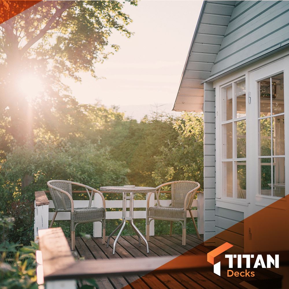 Sun and Trees with Deck