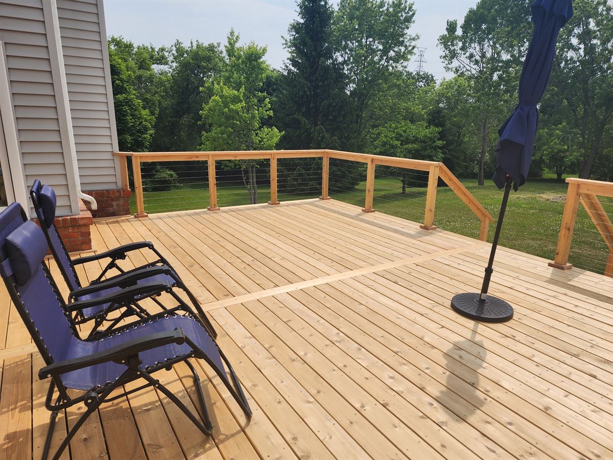 Cedar Deck in Salem MI