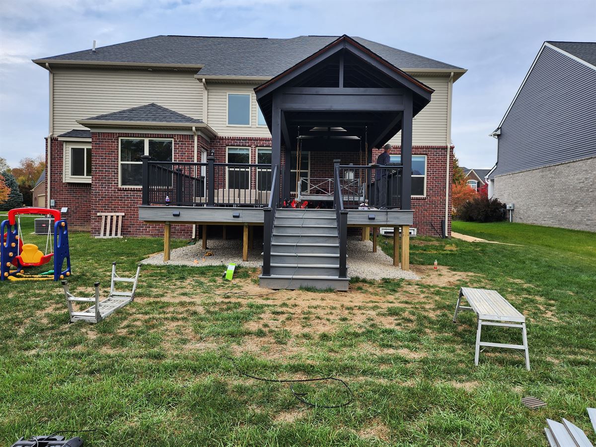 Trex Custom Roof Deck in South Lyon